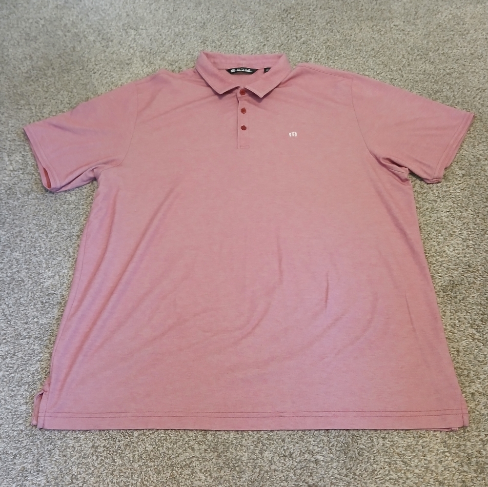 Travis Mathew Casual Polo Shirt Men's Size XXL